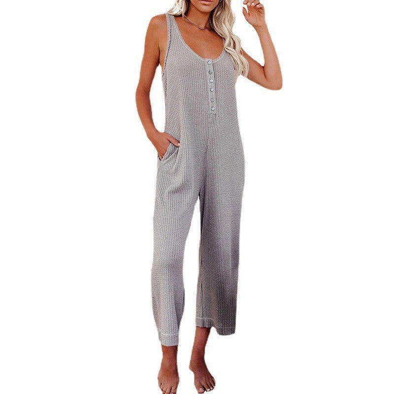 Combinaison pour dames avec patte de boutons et poches Chic und Stil