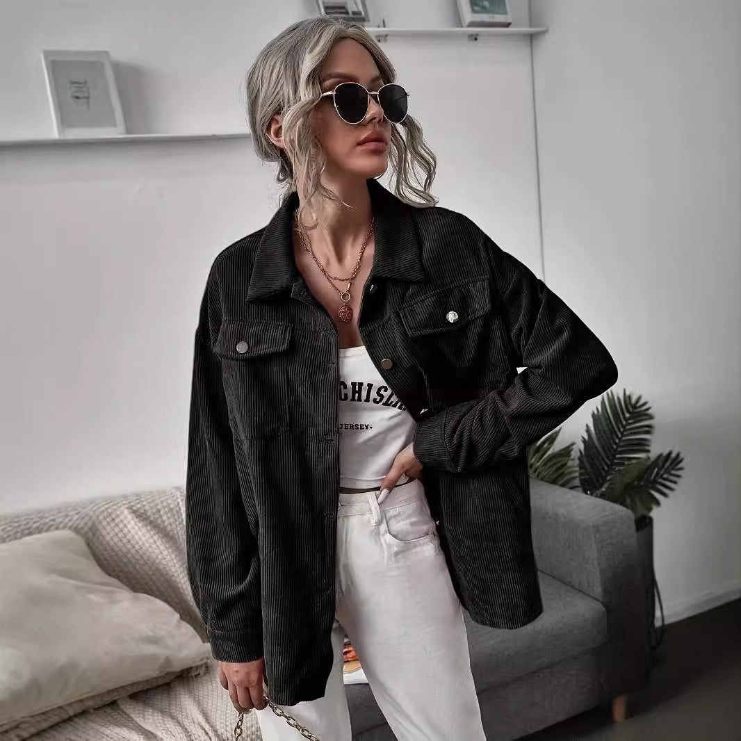 Veste en corduroy pour femmes avec coupe moderne et poches pratiques Chic und Stil