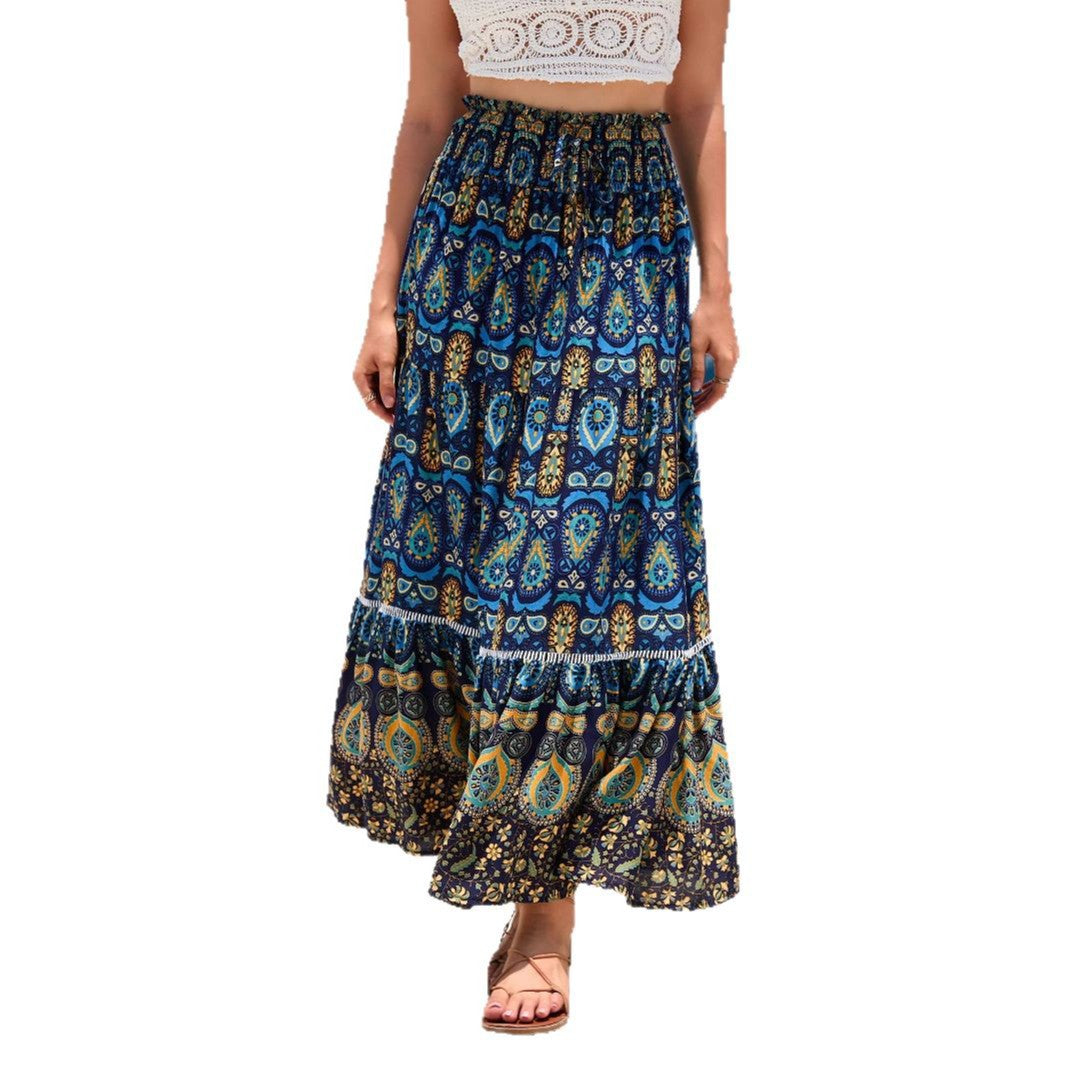 Roc Chic und Stil maxi jupe boho femme