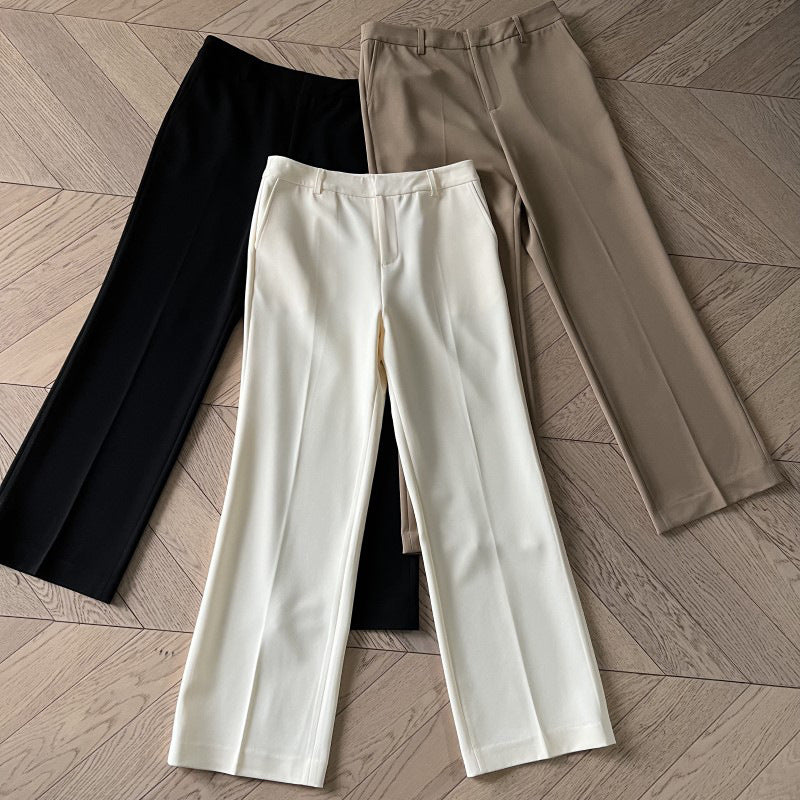 Pantalons large à taille haute polyvalents pour femmes Chic und Stil