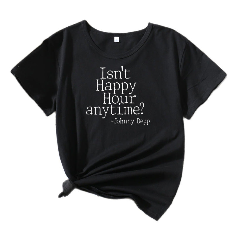 T-shirt graphique citation comédie femmes Chic und Stil