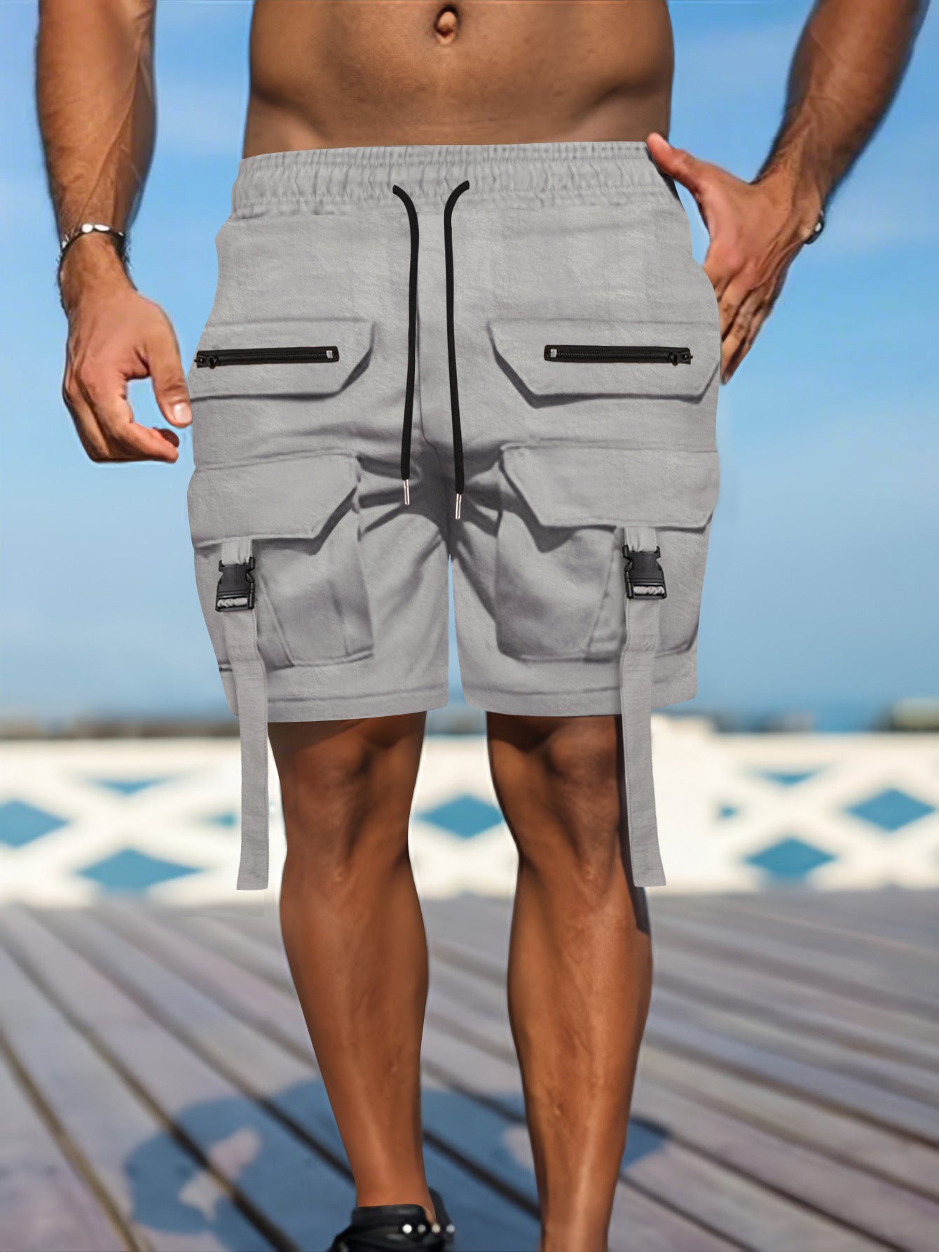 Shorts Utility Style Cargo Pour Hommes Chic und Stil