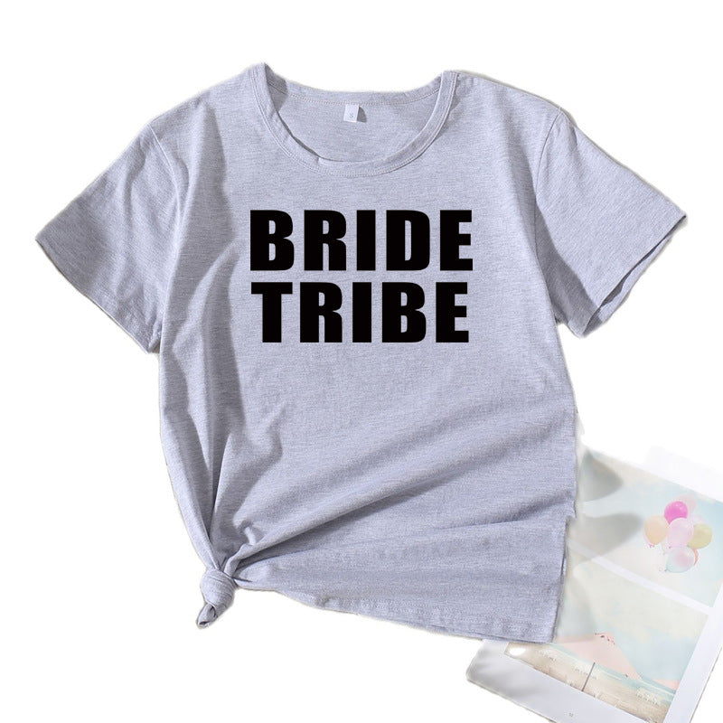 T-shirt graphique de loisirs pour femmes Brauttribe Chic und Stil