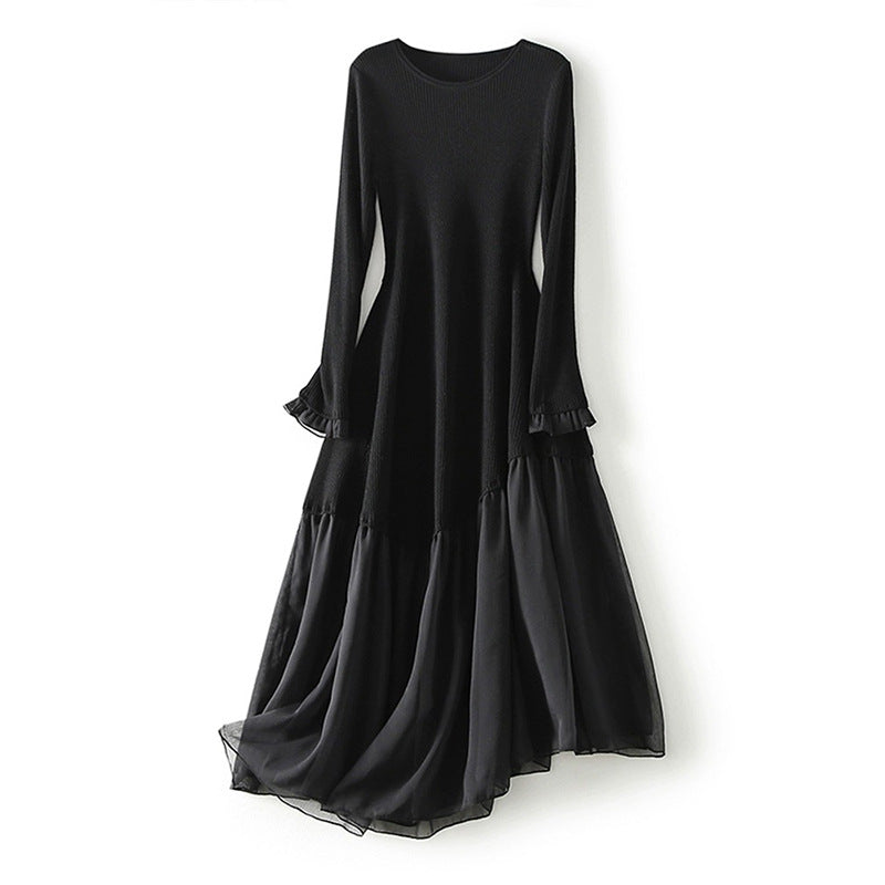 Robe maxi évasée élégante pour femmes Chic und Stil