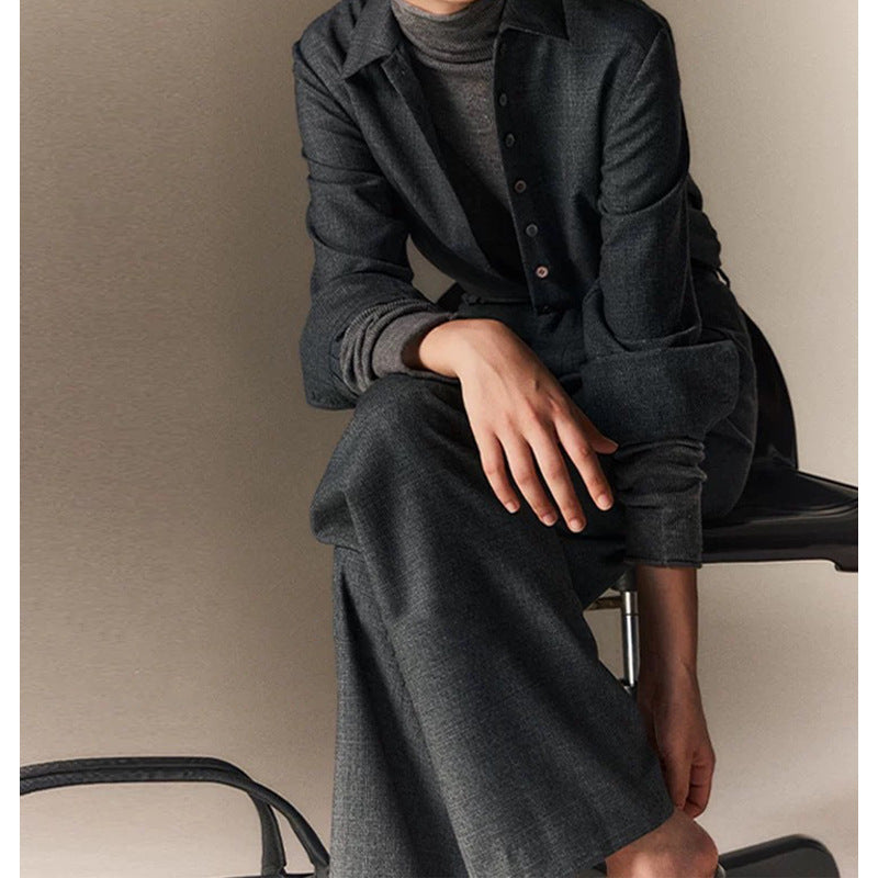 Pantalon de costume femme à jambes larges Chic und Stil 1750846199