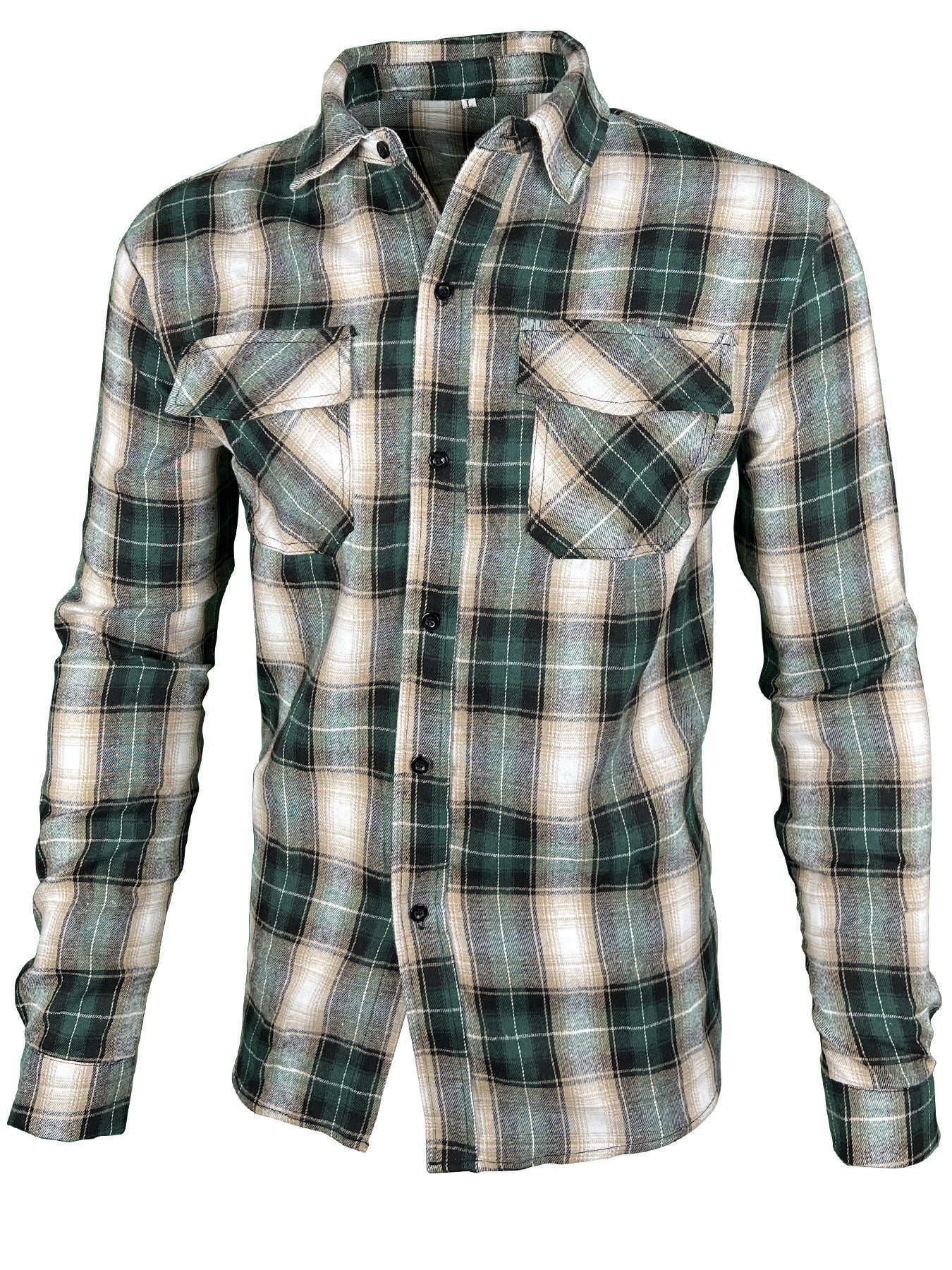 Chemise en flanelle à carreaux pour hommes Chic und Stil