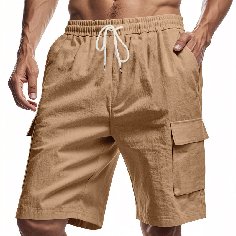 Shorts cargo pour hommes avec taille élastique et poches latérales pratiques Chic und Stil