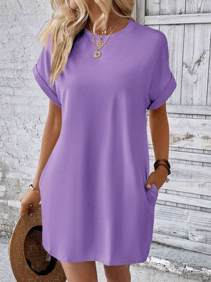 Robe T-shirt décontractée femme Chic und Stil