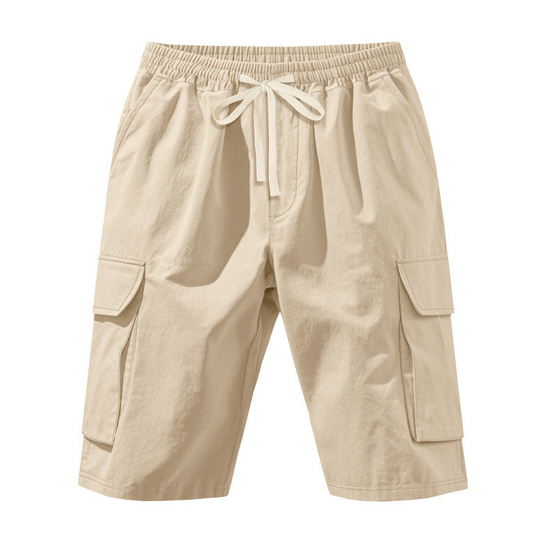 Shorts cargo pour hommes avec taille élastique et poches multifonctionnelles Chic und Stil