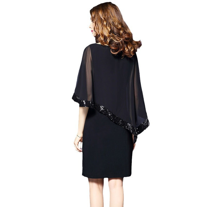 Robes Élégantes en Chiffon avec Superposition Chic und Stil