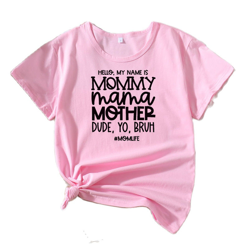 T-shirt graphique Fun Statement Chic und Stil pour femmes