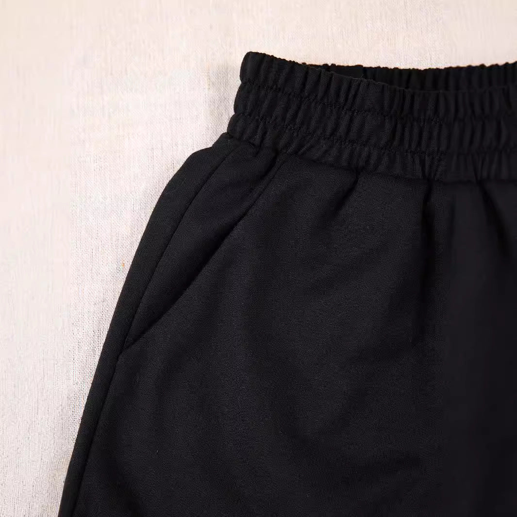 Shorts de sport pour femmes avec inscription tendance Chic und Stil