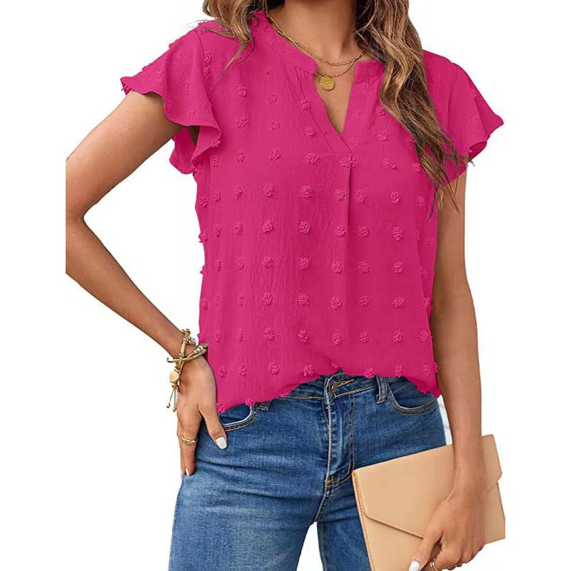 Chemisier femme avec manches volantes Chic und Stil