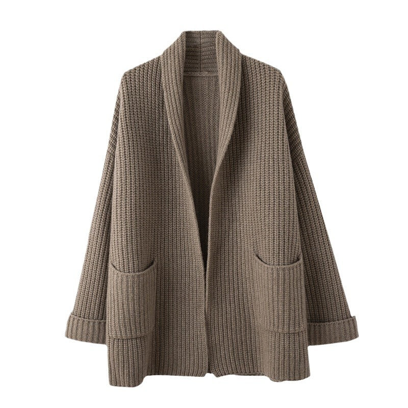 Cardigan en tricot féminin Chic und Stil