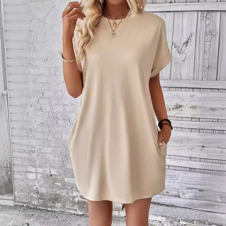 Robe T-shirt décontractée femme Chic und Stil