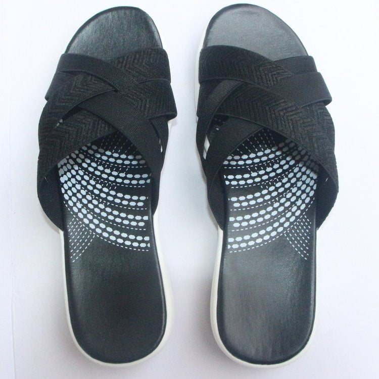 Sandales pour dames confortables avec semelle ergonomique et sangles réglables Chic und Stil