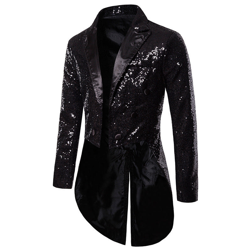 Blazer à sequins glamour pour hommes avec design exclusif Chic und Stil