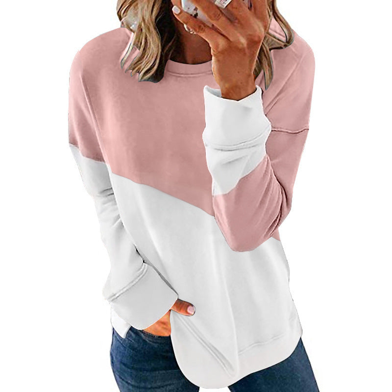 Sweatshirt femmes avec design color block à la mode Chic und Stil