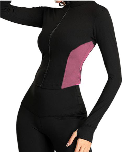 Veste de sport pour femmes avec coupe slim et trous pour les pouces Chic und Stil