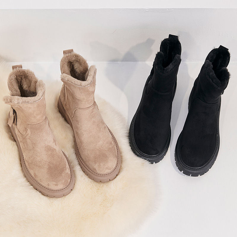 Bottes d'hiver tendance pour femmes avec doublure douce et profil robuste Chic und Stil