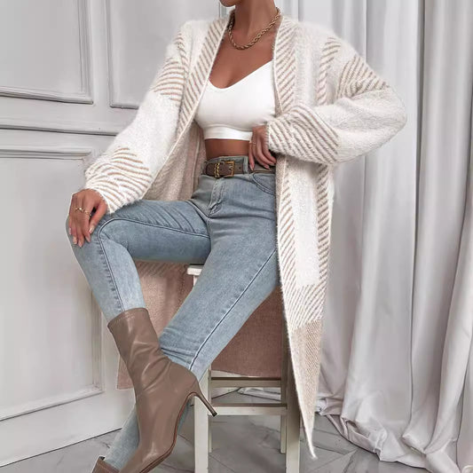 Cardigan pour femmes avec motif géométrique Chic und Stil