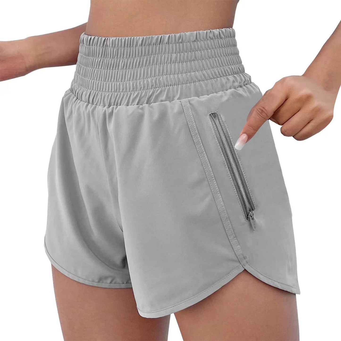 Shorts actifs pour femmes taille haute Chic und Stil