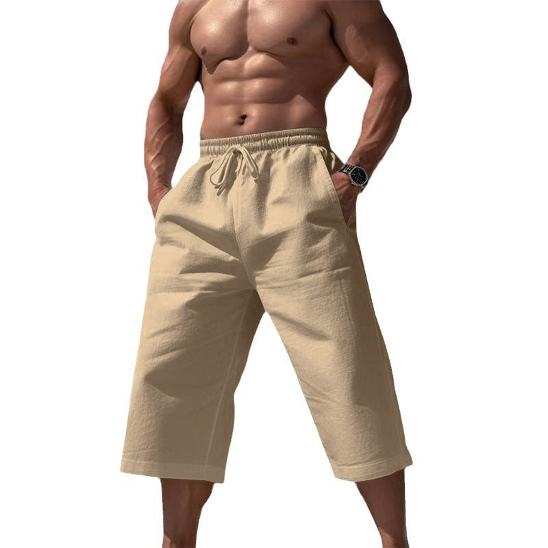 Shorts de plage décontractés pour hommes avec taille élastique et poches latérales pratiques Chic und Stil