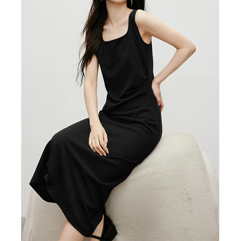 Robe maxi élégante pour femmes avec ourlet asymétrique Chic und Stil