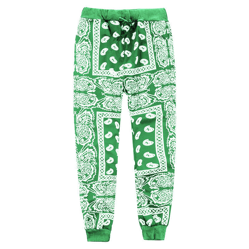 Pantalon de jogging décontracté pour hommes avec motif bandana unique Chic und Stil