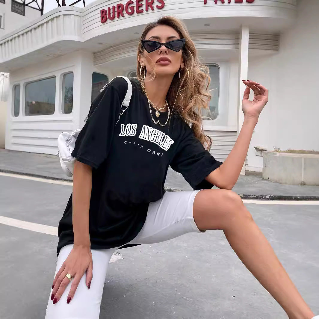 T-shirt oversized pour femmes avec impression graphique Chic und Stil