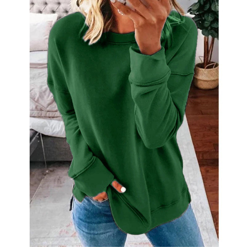 Pull créatif pour femmes avec design de tache de couleur Chic und Stil