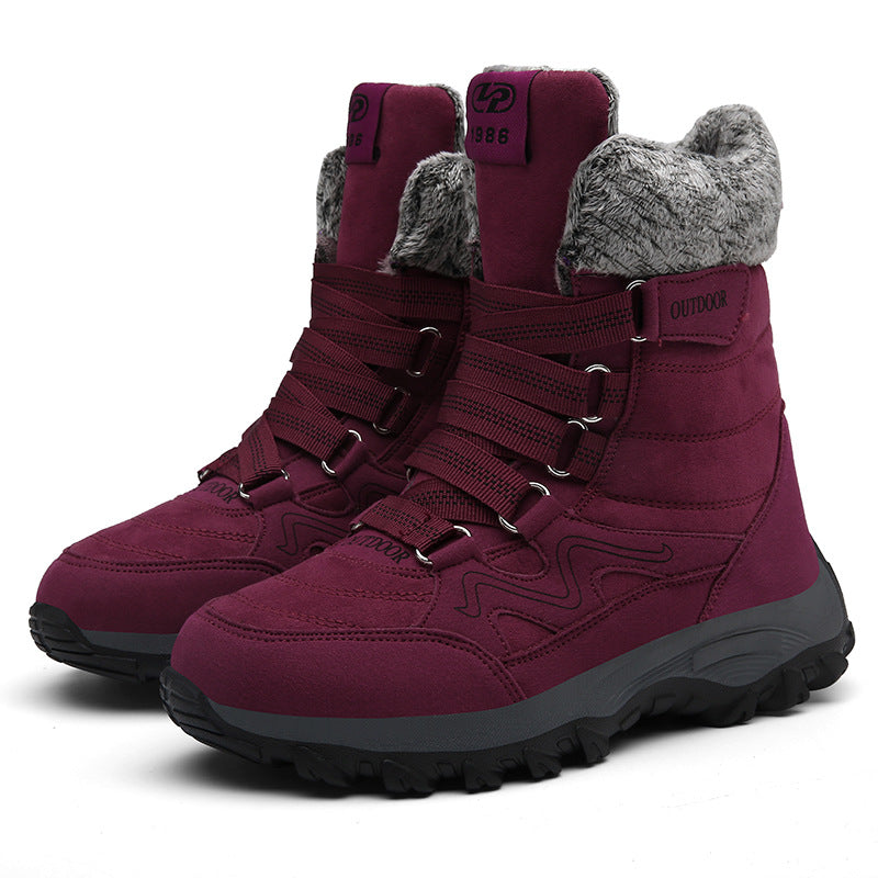 Bottes d'hiver confortables pour femmes avec doublure isolante Chic und Stil