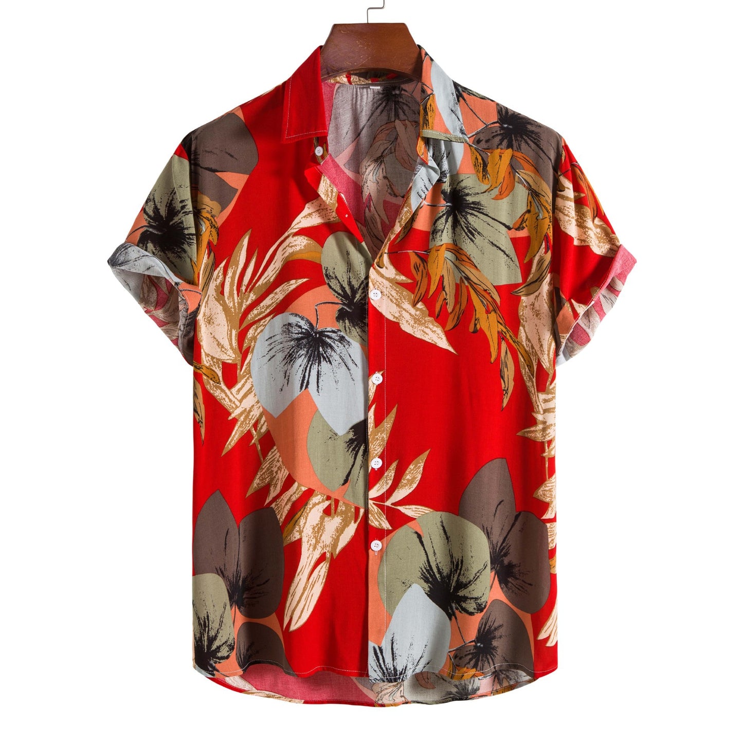 Chemise à manches courtes pour hommes avec motif floral Chic und Stil