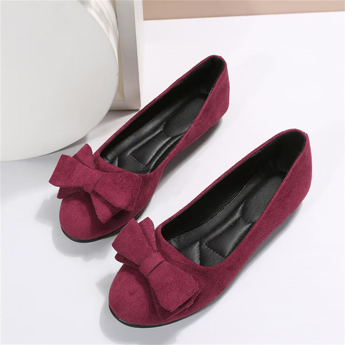 Ballerines élégantes femmes avec détail de nœud Chic und Stil