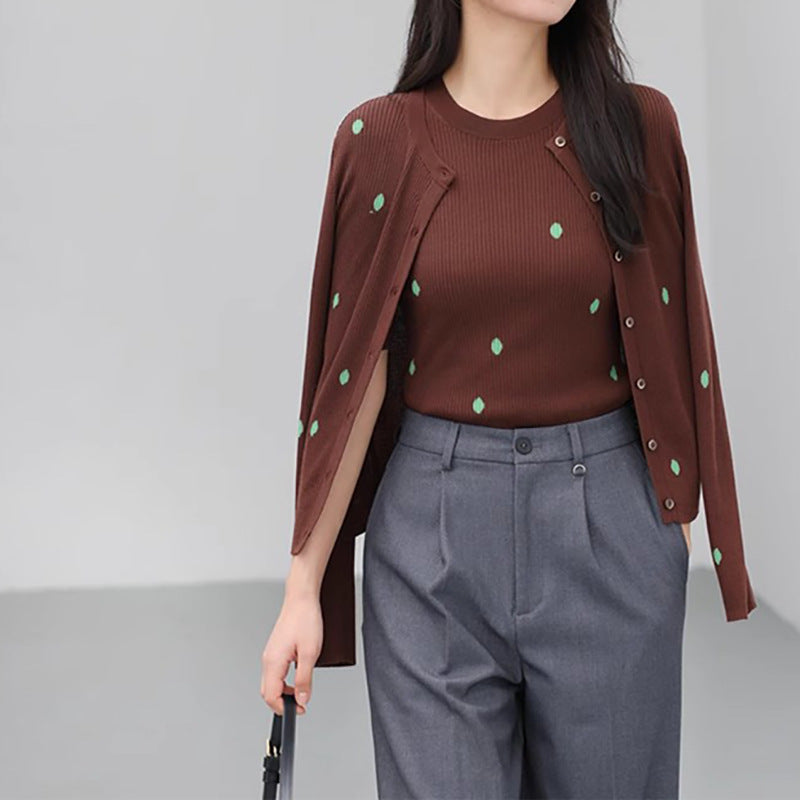 Cardigan élégant à boutons pour femmes Chic und Stil