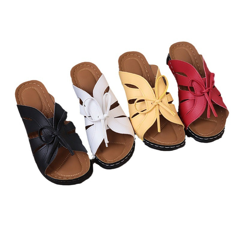 Sandales ouvertes pour femmes avec détail de lacet tendance Chic und Stil