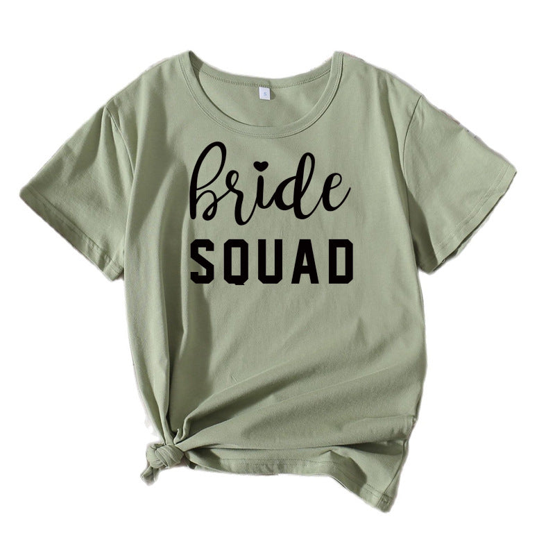 T-shirt graphique de loisirs pour femmes Brauttribe Chic und Stil