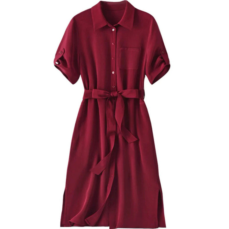 Robe chemise femme avec ceinture à nouer Chic und Stil