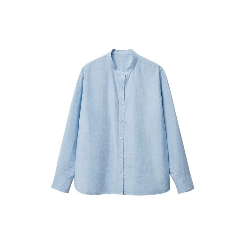 Chemisier léger froissé à boutons pour femmes Chic und Stil