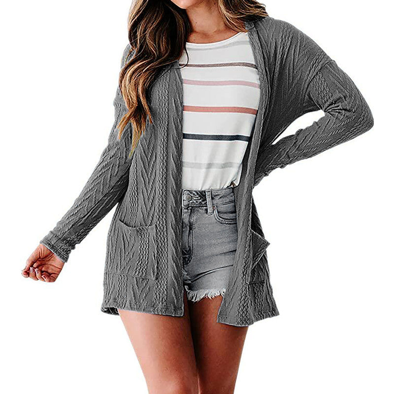 Dame cardigan au design décontracté Chic und Stil