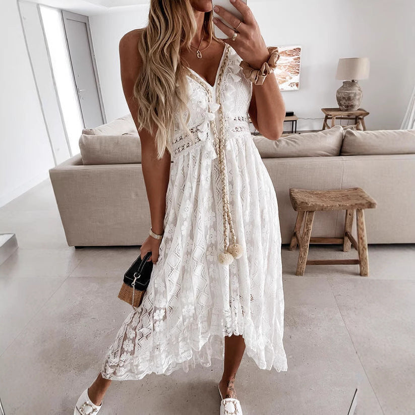 Robe maxi en dentelle Chic und Stil pour dames