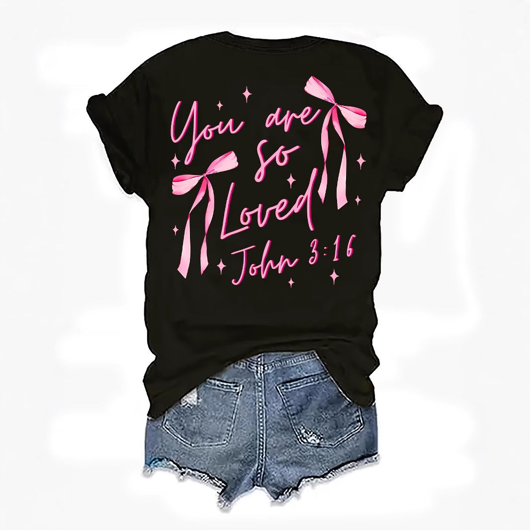 T-shirt graphique inspirant pour femmes Chic und Stil