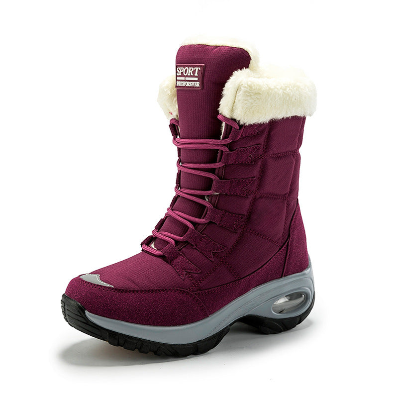 Bottes d'hiver thermiques pour femmes avec semelle antidérapante et doublure isolante Chic und Stil