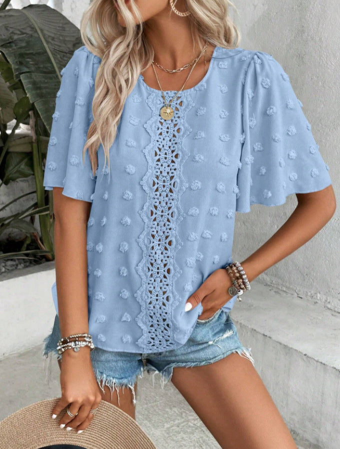 Chemisier fluide brodé pour femmes Chic und Stil
