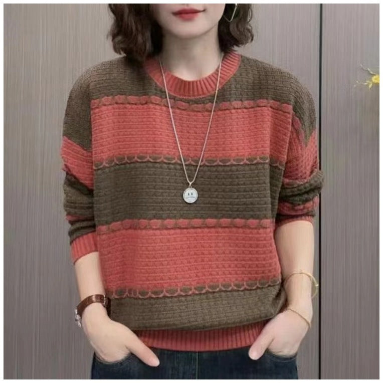Pull en tricot pour femmes avec un design texturé et une coupe décontractée Chic und Stil