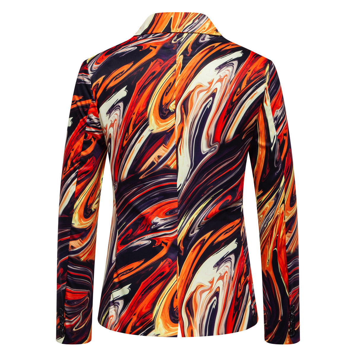 Blazer Designer pour hommes avec motif marbré saisissant Chic und Stil