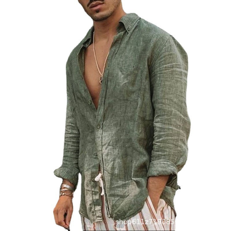 Chemise en lin léger pour hommes Chic und Stil