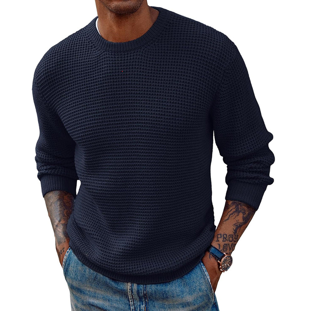 Pull en maille pour homme avec tissu texturé Chic und Stil