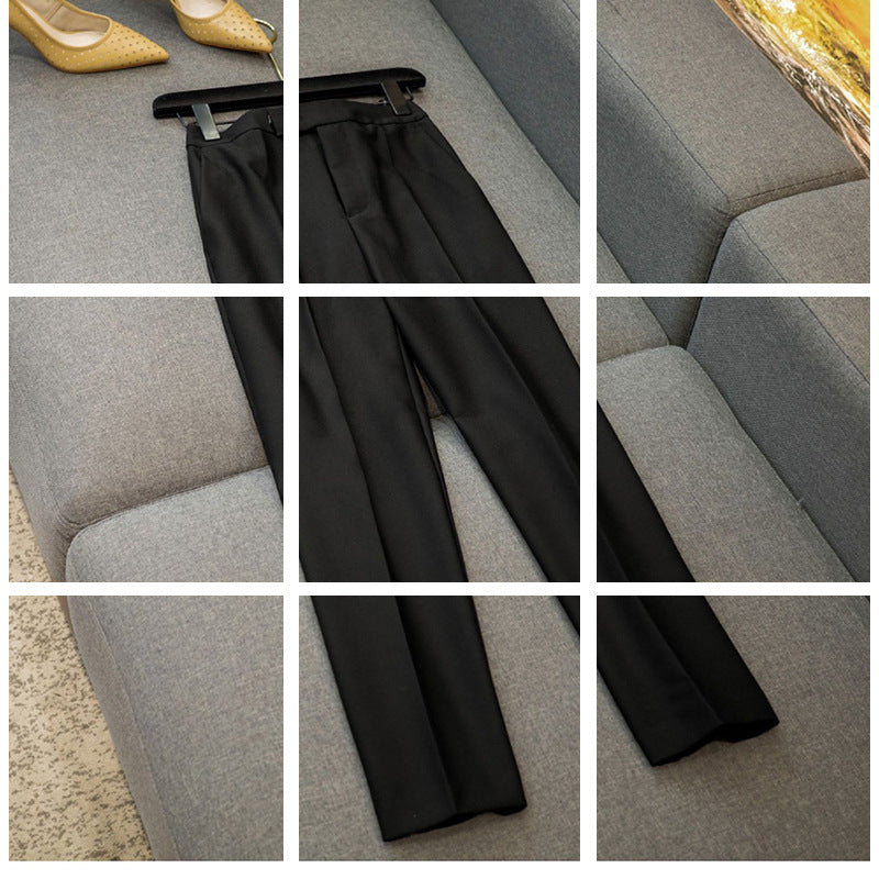Pantalons ajustés taille haute pour femmes Chic und Stil