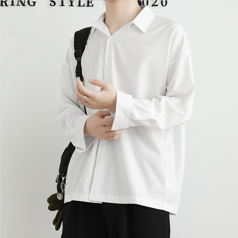 Chemise à manches longues élégamment taillée pour hommes en tissu de haute qualité Chic und Stil